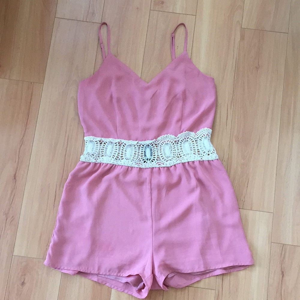 Pink romper